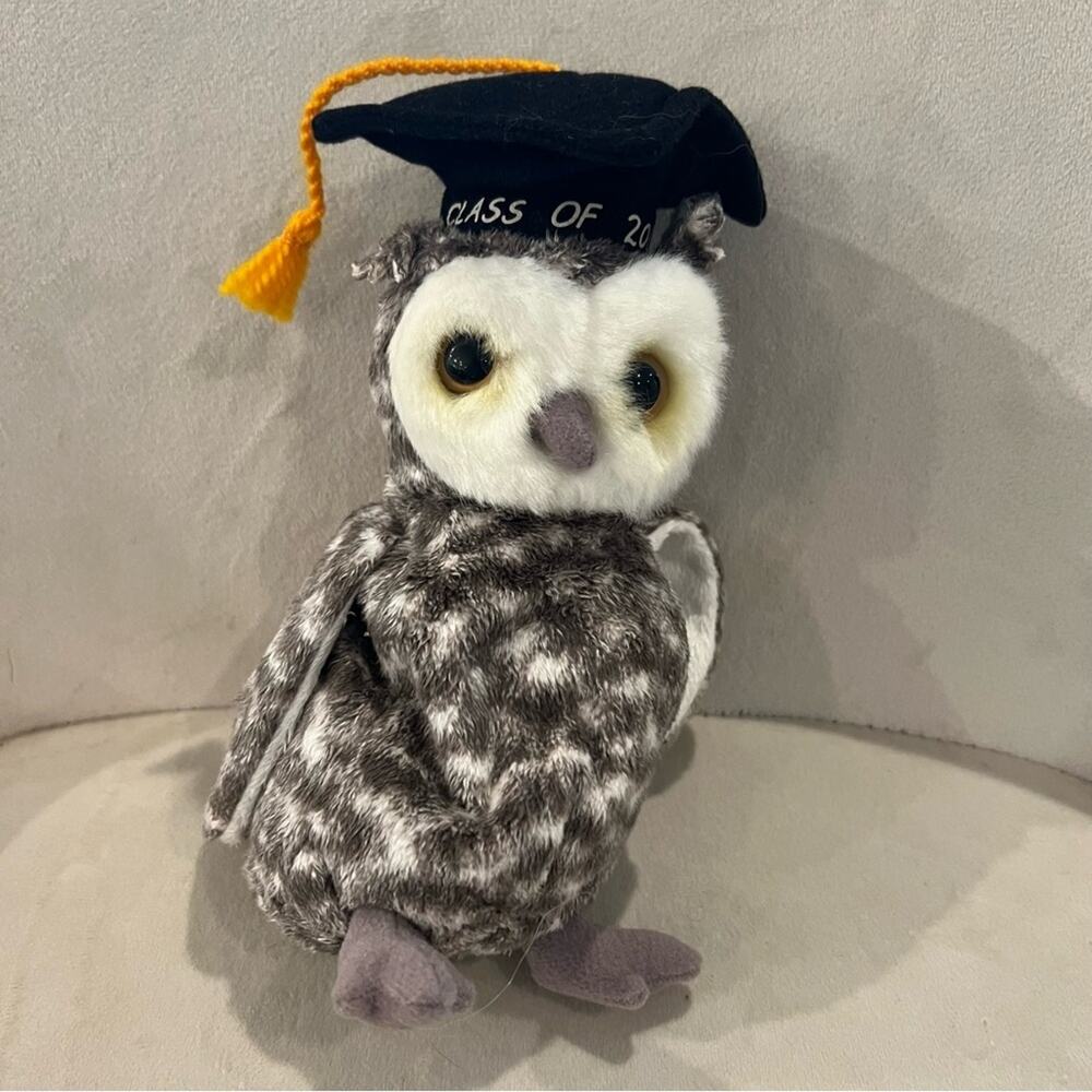Ty Beanie Baby Smart the Owl, NWT